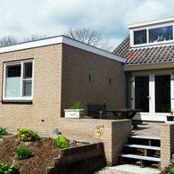 Aanbouw kantoor en dakkapel