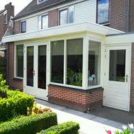 Uitbouw van een woning